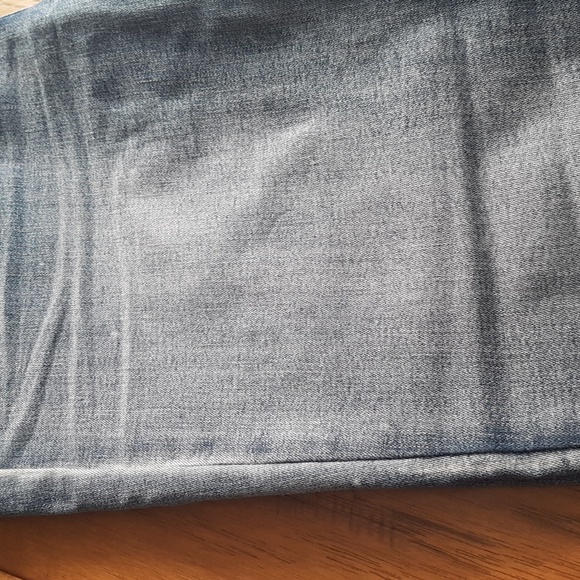 Orange Fashion Village Cropped Fringe Embroidered Jeans Light Wash Size L - Picture 13 of 16